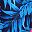 Blue Exotic Floral