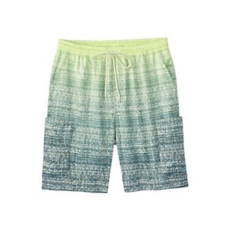 KingSize Men's Big & Tall 8 Cargo Shorts With Super Stretch Liner