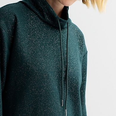 Women's Tek Gear® Ultra Soft Fleece Shine Funnel Neck Tunic Sweatshirt