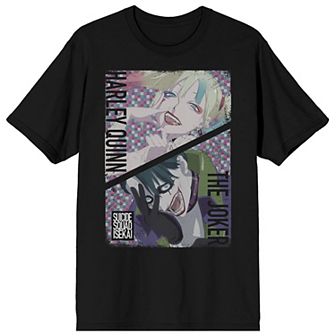 Men's Suicide Squad Isekai Harley & Joker Graphic Tee