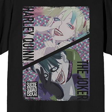 Men's Suicide Squad Isekai Harley & Joker Graphic Tee