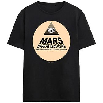 Men's Veronica Mars Mars Investigations Circle Logo Graphic Tee