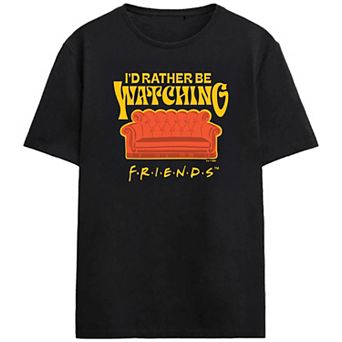 Men's Friends I'd Rather Be Watching Friends Graphic Tee