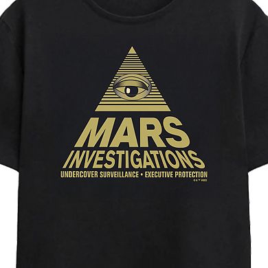 Men's Veronica Mars Mars Investigation Pyramid Logo Graphic Tee