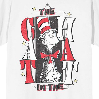 Men's Dr. Suess The Cat In The Hat Stars Graphic Tee