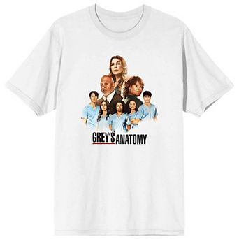 Men's Grey's Anatomy Meredith Grey, Miranda Bailey, & Characters Graphic Tee
