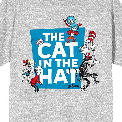 Men's Dr. Seuss The Cat In The Hat Title Artwork Athletic Graphic Tee