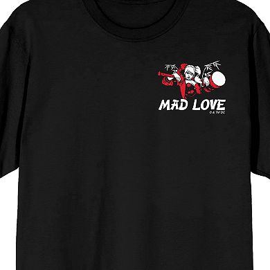 Men's Batman Harley Quinn Mad Love Graphic Tee