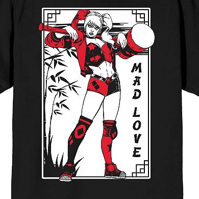 Men's Batman Harley Quinn Mad Love Graphic Tee
