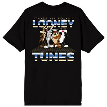 Men's Looney Tunes Bugs Bunny, Wile E. Coyote, Tasmanian Devil, & Sylvester Graphic Tee
