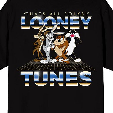 Men's Looney Tunes Bugs Bunny, Wile E. Coyote, Tasmanian Devil, & Sylvester Graphic Tee