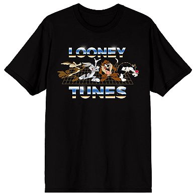 Men's Looney Tunes Bugs Bunny, Wile E. Coyote, Tasmanian Devil, & Sylvester Graphic Tee