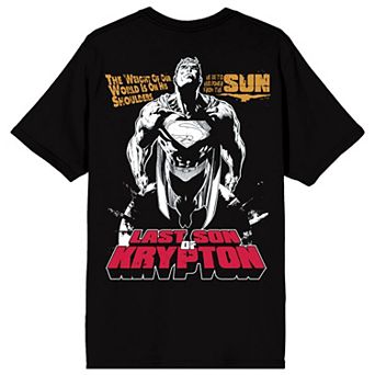 Men's DC Comics Superman Last Son Of Krypton Graphic Tee