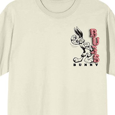 Men's Looney Tunes Bugs Bunny Balloons Short Sleeve Crewneck Graphic Tee