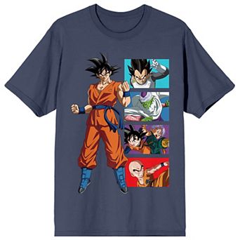Men's Dragon Ball Z Goku & Character Panels Graphic Tee