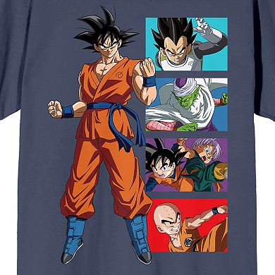 Men's Dragon Ball Z Goku & Character Panels Graphic Tee