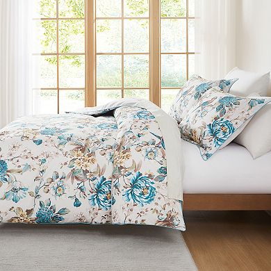 Lush Decor Bird & Hydrangea Reversible 3-Piece Duvet Cover Set