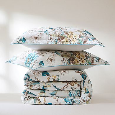 Lush Decor Bird & Hydrangea Reversible 3-Piece Duvet Cover Set