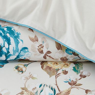 Lush Decor Bird & Hydrangea Reversible 3-Piece Duvet Cover Set