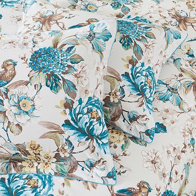 Lush Decor Bird & Hydrangea Reversible 3-Piece Duvet Cover Set