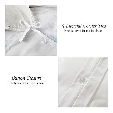 Lush Decor Bird & Hydrangea Reversible 3-Piece Duvet Cover Set