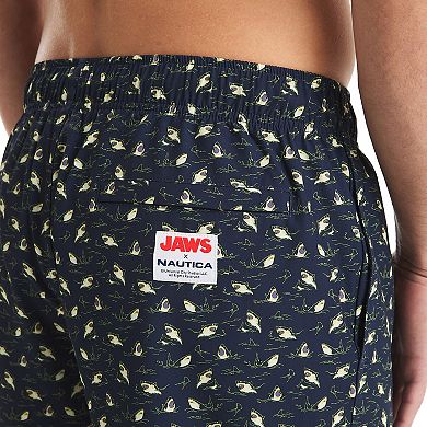 Men's JAWS x Nautica 6" Printed Quick-Dry Swim Bottoms