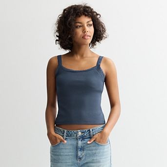 Juniors' SO® Lace Trim Cami