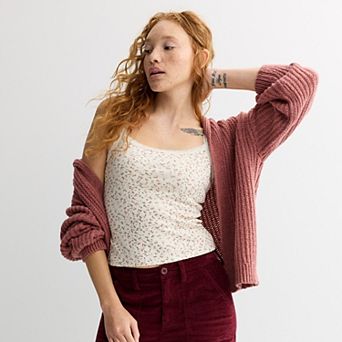 Juniors' SO® Lace Trim Cami