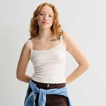 Juniors' SO® Lace Trim Cami