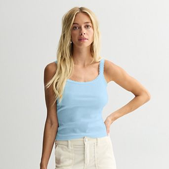 Juniors' SO® Lace Trim Cami
