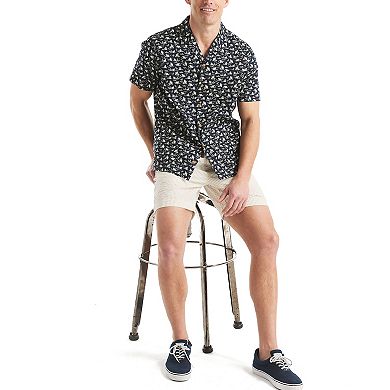 Men's Nautica Camp Collar Printed Shirt