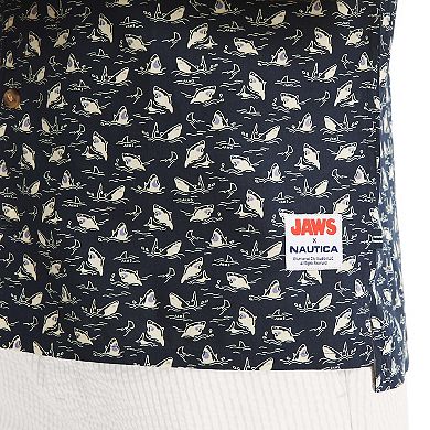 Men's Nautica Camp Collar Printed Shirt