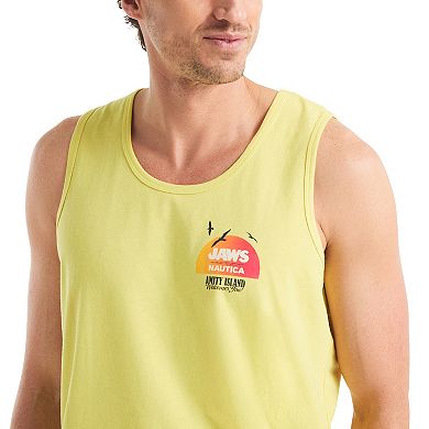 Men's Nautica Jersey Jaws Logo Tank Top