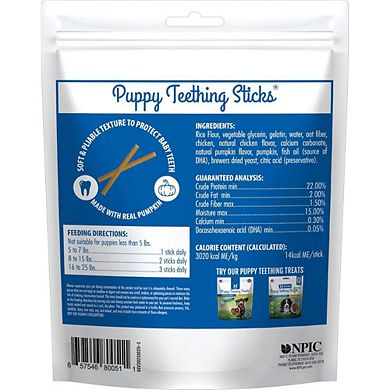 N-bone Puppy Teething Sticks Pumpkin Flavor