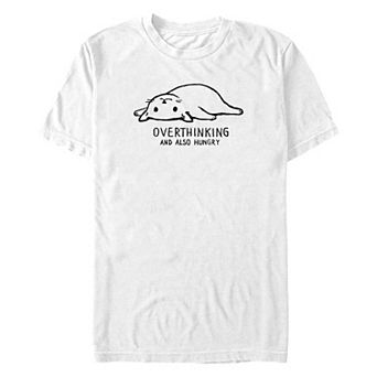 Big & Tall Overthinking And Also Hungry Graphic Tee