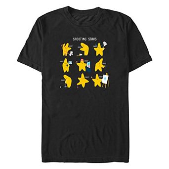 Big & Tall Shooting Stars Graphic Tee