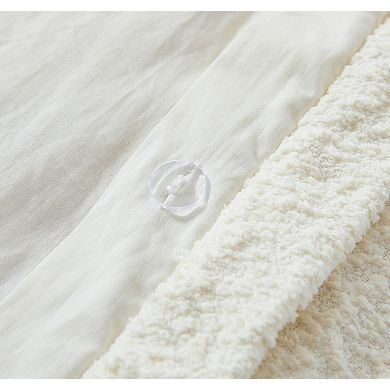 Lush Decor Lotti Boucle 3-Piece Duvet Cover Set