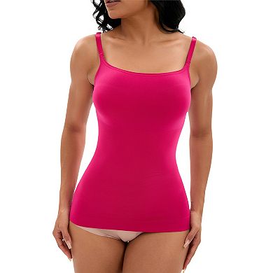 2 Packs Women's Adjustable Straps Cami Tummy Control Slimming Tops No Trace Shaping Camisoles