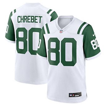 Men's Nike Wayne Chrebet White New York Jets Retired Player Alternate Game Jersey