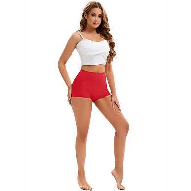 2 Packs Women's High-Waisted Underwear Briefs Tummy Control Hip Lifter Control Panties