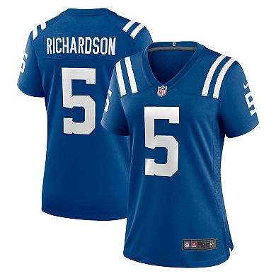 Women's Nike Anthony Richardson Sr. Royal Indianapolis Colts Team Game Jersey