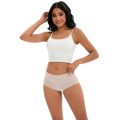 3 Packs Women's High Waist Tummy Control Briefs Underwear Hip Lifter Control Panties