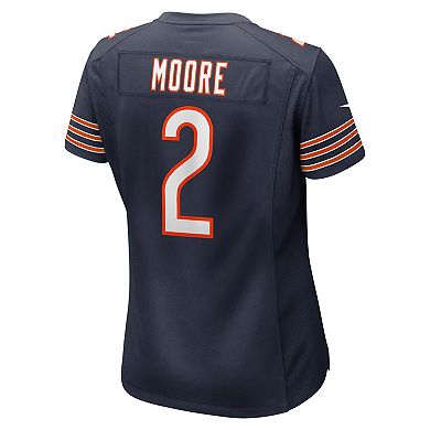 Women's Nike D.J. Moore Navy Chicago Bears Player Jersey