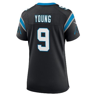 Women's Nike Bryce Young Black Carolina Panthers Team Game Jersey