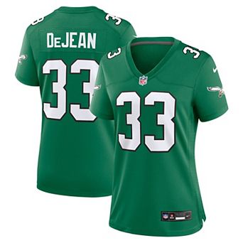 Women's Nike Cooper DeJean Kelly Green Philadelphia Eagles Alternate Game Jersey