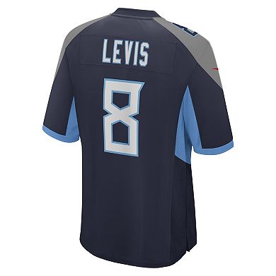 Men's Nike Will Levis Navy Tennessee Titans Game Jersey