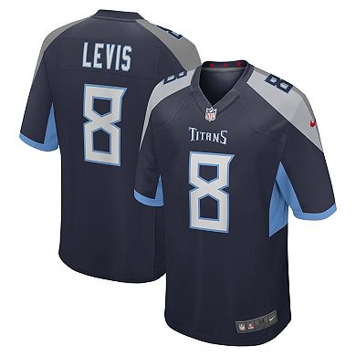 Men's Nike Will Levis Navy Tennessee Titans Game Jersey