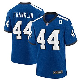 Men's Nike Zaire Franklin Blue Indianapolis Colts Alternate Game Jersey