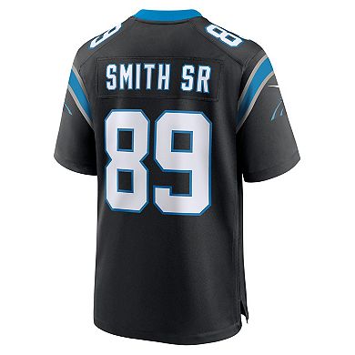 Men's Nike Steve Smith Sr. Black Carolina Panthers Retired Player Game Jersey