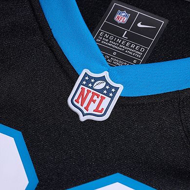 Men's Nike Steve Smith Sr. Black Carolina Panthers Retired Player Game Jersey
